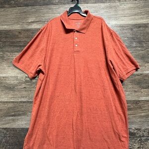The Foundry Supply Co. Men's Orange Rust Polo Shirt